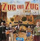 Asmodee Zug um Zug: Amsterdam, Grundspiel, Familienspiel, D