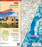 Schwerin: Umgebungskarte mit Satellitenbild 1:250.000 (TK250 / Topographische und Satellitenbildkarte)