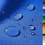 1buy3 'Premium Wasserdichter Polyester Stoff | 8450 mm Wassersäule | Farbe 15 | Blau | Polyester Stoff 160cm breit Meterware wasserdicht Outdoor ex