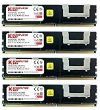 Komputerbay 16GB (4X 4GB) DDR2 PC2-5300F 667MHz CL5 ECC Fully Buffered FB-DIMM (240 PIN) 16 GB w/Heatsp