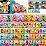 ACNH NFC-Mini-Karten für Animal Crossing New Horizons Serie 1-4 für Switch/Switch Lite/Wii U (Set I #145-216 + RV#17-24), 80 Stück