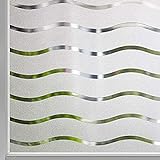 Sichtschutz Selbstklebende Glasfolie, Sonnenschutz, Anti-Ultraviolett, Antistatik-Fensterfolie, geeignet für Home Office E 30x200