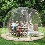 Alvantor Bubble Zelt, Raum, Camping, Baldachin, Pavillons, 8–10 Personen für Terrassen, große Übergröße, Premium-Gewächshaus, Pop-Up-Zelt, Kälteschutz, Beige, 30,5 x 30,5