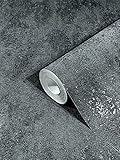 marburg Tapete Schwarz Dunkelgrau Betonoptik Vliestapete Beton für Schlafzimmer oder Wohnzimmer 100% Made in Germany PREMIUM QUALITÄT 10,05 x 0,53m 32638…