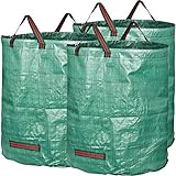 GardenMate® 3x Gartensack 272l aus robustem Polypropylen-Gewebe (PP) 150g