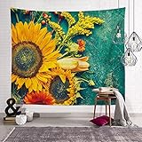 MMHJS Grüne Pflanze Serie Valentinstag Tapisserie Bohemian Printed Wall Cloth Four Seasons Universelle Dekorative Tapisserie Home Hotel Schlafzimmer Urlaub Szene Dekoration Dekoration Tap