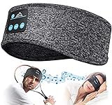 Schlafkopfhörer Bluetooth Geschenke für Frauen/Männer - Schlaf Kopfhörer Vatertagsgeschenk Personalisiert Sleepphones mit Ultradünnen HD Stereo Lautsprecher, Super Weich SchlafKopfhörer für S