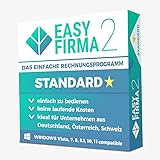 EasyFirma 2 Standard - Rechnungsprogramm für Kleinunternehmer und Handwerker. Rechnungen, Angebote, Kunden- und Artikelverwaltung,