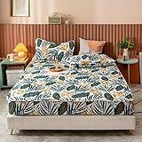 BAJIN Mikrofaser Gesteppte Matratzenauflage Matratzenschoner Unterbett - atmungsaktiv, wärmeregulierend - Bettauflage Matratzenschutz Soft-Topper,180x200+30