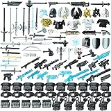 LGWJY Militärwaffen-Spielzeug, 113-teiliges Militär-Armee-Waffen- und Zubehör-Set, Soldatenfiguren, Militär-Blockbauspielzeug, kompatibel mit Lego-Figuren, Bauklötzchen-Spielzeug für Kinder, Jung