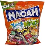 Maoam Kaubonbon JoyMixx 6 Sorten je Tüte 54 Teile, 4er Pack (4 x 400g) Party Mix Großpackung Sour Stripes C