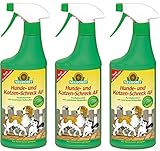 3 x 500 ml Neudorff Hunde- und Katzen-Schreck AF, Anwendungsfertig