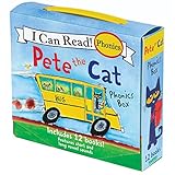 Pete the Cat 12-Book Phonics Fun!: Includes 12 Mini-Books Featuring Short and Long Vowel Sounds (My First I Can Read)