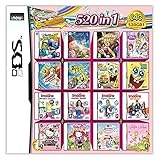 UGUTER 520 In 1 Spiel Kassette,NDS Game Pack Card DS Spiels Kompatibel for Super Combo NDS DS 2DS New 3DS XL