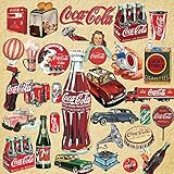 Europäische und amerikanische Retro Coca-Cola Aufkleber Gepäck Koffer Trolley Fall Aufkleber Wasserdicht Computer Gitarre Nostalgie Aufkleber 29p