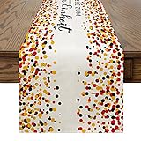 Artoid Mode Alles Liebe Zum Tag Der Deutschen Einheit Tischläufer, Nationalfeiertag Waschbar Modern Küche Esstisch Dekoration für drinnen und draußen Urlaub Party Wohnzimmer Dekor 40 x 140