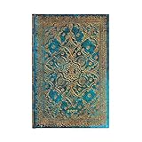 Paperblanks 12-Monatskalender 2022 Azurblau | Horizontal | Mini (95 × 140 mm)