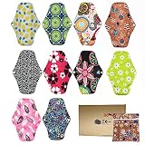 Damenbinde, wiederverwendbare Damen-Slipeinlage, Bambustuch, Mama-Menstruations-Windeleinlage, 25,5 cm x 18