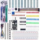 ELEGOO Überarbeitetes Elektronik Lernset Spaßset Stromversorgungsmodul Jumperkabel Potentiometer Breadboard Komponente Sortiment fü