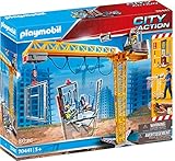 PLAYMOBIL City Action 70441 RC-Baukran mit Bauteil, Inkl. Fernbedienung, Ab 5 J