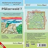 Pfälzerwald 7: Wanderkarte mit Radwegen, Blatt 40-544, 1 : 25 000, Dahn, Fischbach b.D., Hinterweidenthal, Lemberg, Ludwigswinkel, Pirmasens: ... (NaturNavi Wanderkarte mit Radwegen 1:25 000)