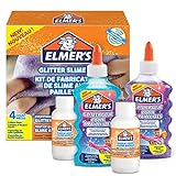 Elmer’s Glitzer-Slime-Set | mit Glitzerkleber in Violett & Blau + 2 Flaschen magischer Schleim-Aktivator-Lösung | 4-teilig