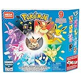 Mega Construx GFV85 Pokémon Evoli Legendäres Evolitionsset, 9 T