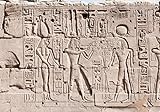 wandmotiv24 Fototapete Wand Hieroglyphen-schnitzereien, XL 350 x 245 cm - 7 Teile, Fototapeten, Wandbild, Motivtapeten, Vlies-Tapeten, Ägypten M0817