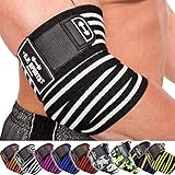 C.P. Sports Ellenbogenbandage Gewichtheben 1 Paar, Fitness, Sportbandage, Ellenbogenbandage Bodybuilding, Powerlifting (sw.orange)