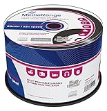 MediaRange MR226 CD-R 700MB (80min. Vinyl-Optik, 52x Speed, bedruckbar, 50 Stück)