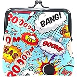 Münzbörse mit Comic-Sprechblasen-Motiv, Münzbeutel, Münztasche, Münztasche, Münzbörse für Damen und M