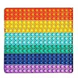 Expectating Fidget Toy Großes 196 Bubbles 30*30cm Push Pop Pop Bubble Fidget Toys, Pop Set, Baby Spielzeug, Pop Figetttoys Set für Kinder, Erwachsene,Autismus ADHS, Poppet Antistress Spielzeug (A)