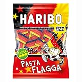 Haribo Pasta Flagga, Fruchtgummi, Weingummi, Gummibärchen, Im Beutel, 175 g