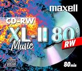 10 Maxell CD-RW Rohlinge XL-II Music Dig