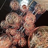 Feenhafte Lichterketten, LED-Kupferdraht-Lichterkette, hängende Kugel-Lichterkette für Hochzeitsfest-Zuhause-Weihnachtsdek