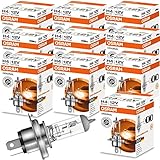 10 Stück OSRAM H4 Original 60/55 Watt 12 Volt PKW Bilux Autolampe Birne Lampe Licht F