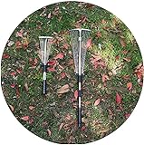 Rechen Harke Gardena Rechen Rasenrechen Harke Kinder Gartenlaubrechen mit erweiterbarem Klappkopf Teleskopgriff | Für die schnelle Reinigung tragbarer Unkrautrechen Verstellbarer Rasenrechen llxyzrzb