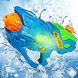 Wasserpistole Elektrisch mit Großer Reichweite für Erwachsene Kinder Wasserspritzpistole Super Water Gun Soaker Spritzpistole Wasser Spielzeug