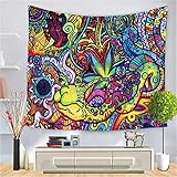 YYRAIN Nordic 3D Stereo Abstrakte Kunst Wandteppich Home Wandkunst Dekoration Stoff Schlafsaal Nacht Wandbehang Multifunktionale Tischdecke 59x79 Inch[W150xH200cm]