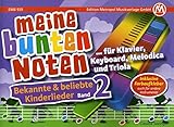 Meine bunten Noten fuer Klavier Keyboard Melodica + Triola - arrangiert für Klavier [Noten / Sheetmusic]