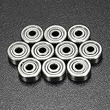 High-Speed-Kugellager 10PCS/Set 608RS 8 * 22*​7 mm Lager ABEC-5 Skateboard Scooter 608 2RS Kugellager Miniatur 693ZZ Rollenkugellager Kit Für Skateboard (Color : 693ZZ 3x8x4m Bearing)