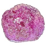Nupuyai Titan Beschichtet Natürliche Bergkristall Geode Druse Edelstein Kristall Cluster Quarz Geode für Reiki Heilung Haus Feng Shui Dek