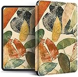 Hülle Für Kindle, Universal 6 Zoll E-Reader Folio Case-Cover Passen Alle Neuen Kindle Paperwhite 2019 Fall 10Th Kindle Paperwhite 4 Magnetic Smart Soft E-Book Cover / Pflanzen Und Blumen, Style A,