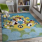 Artistic Weavers Jans Kids Teppich Arche Noah, 90 x 170 cm, Himmelb