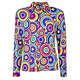 Widmann 10131316 70er Jahre Hemd, Herren, Mehrfarbig, L/XL