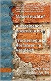 Mauerfeuchte? Aufsteigende Bodenfeuchte? Trockenlegungsverfahren im Vergleich: Lesen Sie, was Sie tun können, wenn der Putz bröckelt, der Keller nass ist, Wände feucht sind,