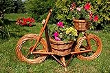 Fahrrad, Motorrad aus Korbgeflecht, 70 cm, Rattan, Weidenkörbe, bepflanzen möglich, Fahrrad, Bike, Gartendeko, Pflanzkasten, Blumenkasten, Pflanzhilfe, Pflanzcontainer, Pflanztröge, Pflanzschale, Rattan, Weidenkorb, Pflanzkorb, Blumentöpfe, keine Holzschubkarre, Pflanztrog, Pflanzgefäß, Pflanzschale, Blumentopf, Pflanzkasten, Übertopf, Übertöpfe, Pflanzgefäß, Pflanztöpfe Pflanzkübel, Pflanzk