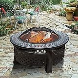 Gartenfeuerstellen mit Barbecue-Grill, Holzkohle-BBQ-Grill, Patio-Heizung, Metall-Ofen-Feuerstelle, Holzbefeuerung, Feuerstellen im F