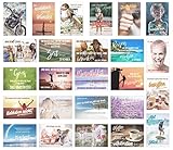 Edition Seidel Set 25 Postkarten mit Sprüchen - Karten mit Spruch - Geschenk - Geschenkidee - Sortiment - Dekoidee - Text - Verschicken und Schreiben, Freundschaft, Leb