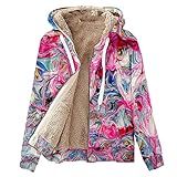 Herren Winter Thermojacke Oversized Fleece Streetwear Bunt Bomber Cardigan Parkas Student College Hoodie, Rz03406, XXXXL